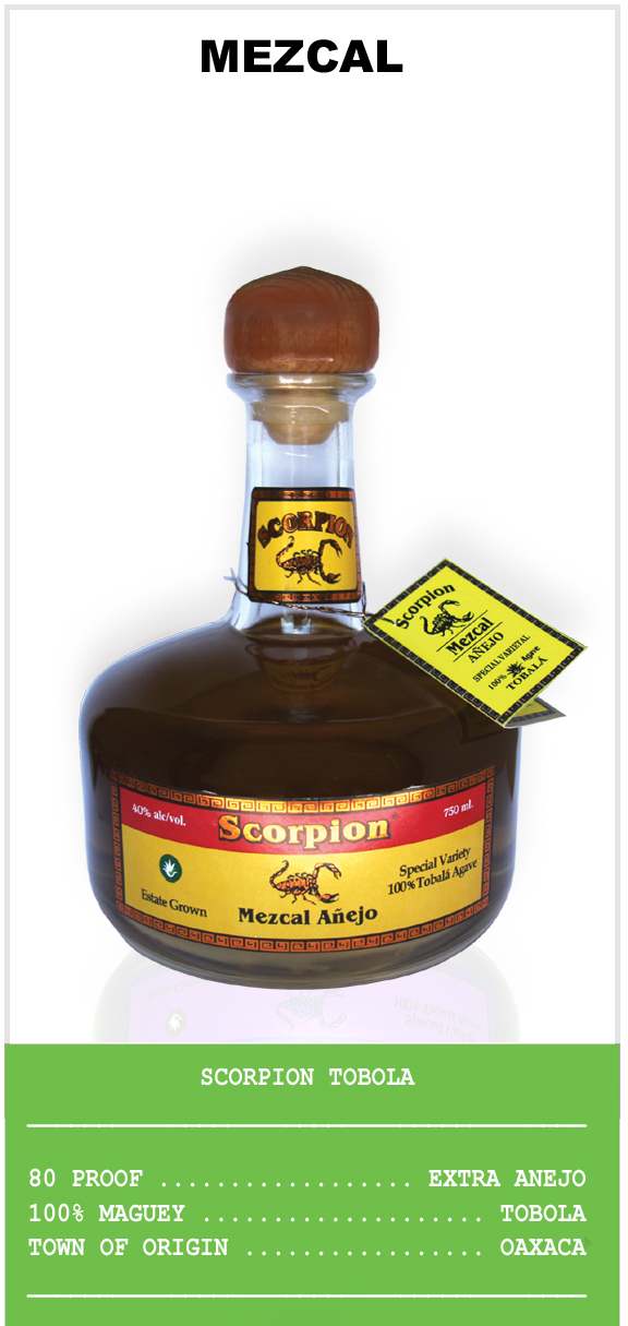 Item 4016 Scorpion Tobola - Anejo 750ml — IN AGAVE WE TRUST